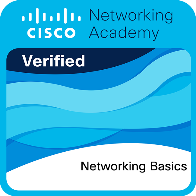 Cisco Networking Academy Verified - Networking Basics Badge
